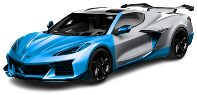Corvette C8 Z06 with track-package PPF coverage